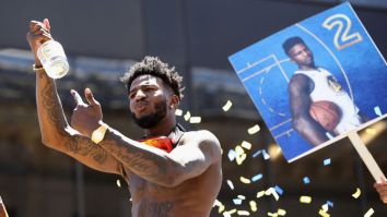 Hennessy Sent Jordan Bell A Very Special Gift After He Ran Out Of Cognac During The Warriors’ Parade