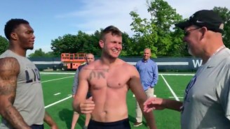 Penn State Long Snapper Working Night Shifts At A Bar Gets Surprise Scholarship In An Amazing Video