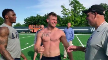 Penn State Long Snapper Working Night Shifts At A Bar Gets Surprise Scholarship In An Amazing Video
