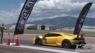 A Street-Legal Lamborghini Just Broke The Fastest Half Mile Car In The World Speed Record