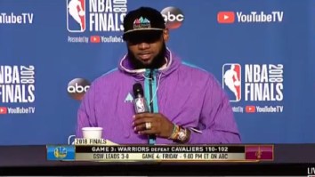 LeBron James Was Once Again Fed Up With ESPN Reporter Mark Schwarz After Game 3 Of The NBA Finals