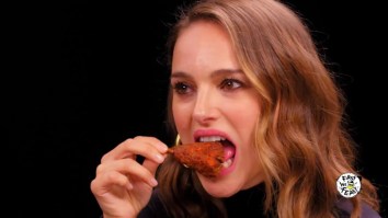 Here’s Something We Didn’t Expect To Ever See: Natalie Portman Taking The ‘Hot Ones’ Challenge