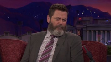 Nick Offerman Talks About Having To Eat Lots Of Fatty Meats With Chris Pratt For An Amazing Reason