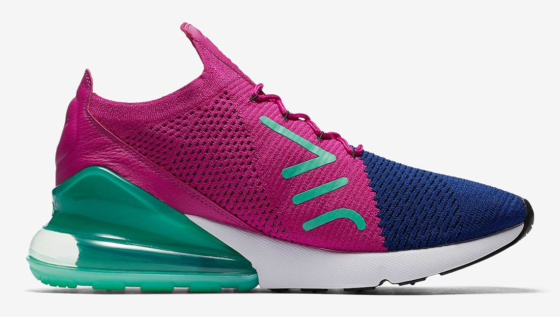 New Nike Air Max 270 Flyknit Colorways, Suitable For Summer Adventure ...