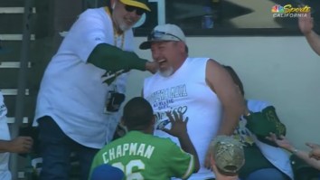 Oakland A’s Fans Catches Back-To-Back Foul Balls And The Crowd LOVES It