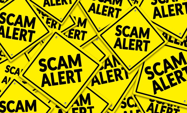 scam alert signs