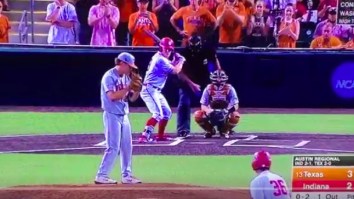 An Awful Called 3rd Strike Helped Texas Eliminate Indiana And Advance To The Super Regionals