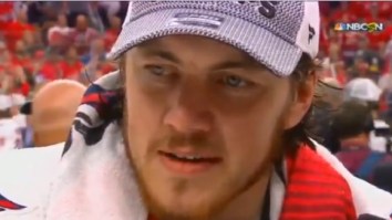 TJ Oshie Gets Emotional Talking Father Who Suffers From Alzheimer During Postgame Interview After Winning Stanley Cup