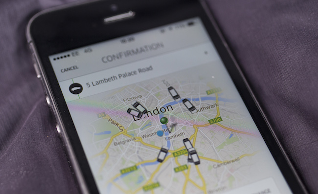 uber map london