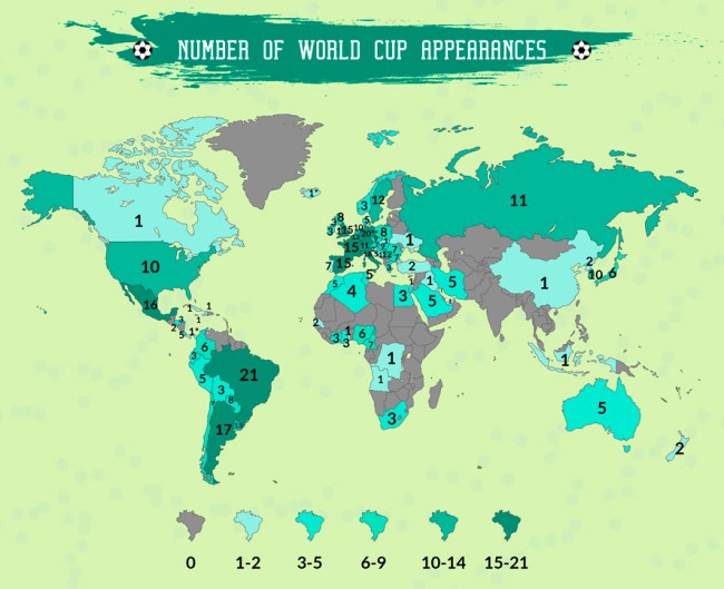 World Cup Facts HistoryTrivia Maps