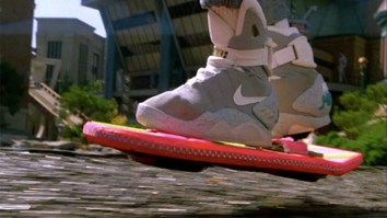 One Of The Original Self-Tying Shoes From ‘Back To The Future II’ Sold For A Ridiculous Amount Of Money