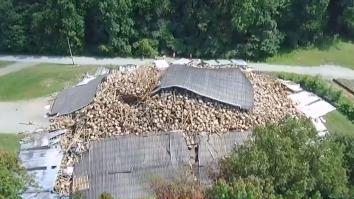 A Moment Of Silence Please – Another Bourbon Warehouse Has Collapsed, An Additional 9,000 Barrels Lost