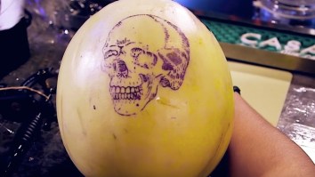 Tattoo Shop In Brooklyn Lets You Practice Tattooing Designs On Melons While Drinking