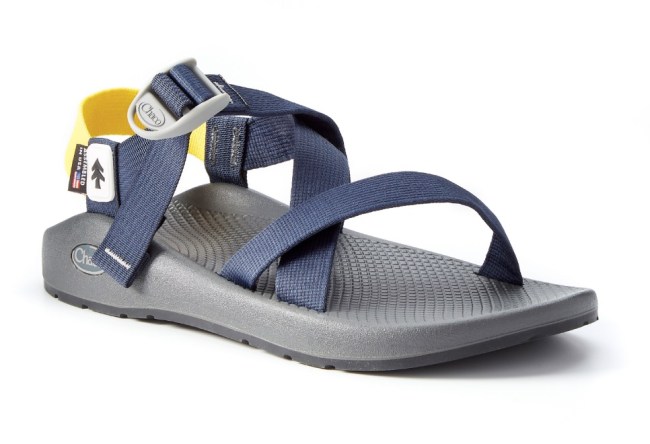 Chaco Z1 Classic Sandals Huckberry Navy Yellow Colorway