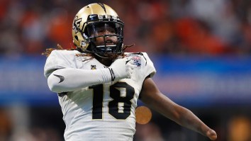 Shaquem Griffin Picks Off Russell Wilson At The One-Yard Line In Seahawks Practice