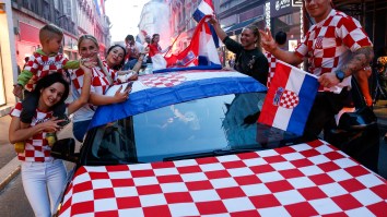 Five Percent Of Croatia’s Entire Population Greeted Its World Cup Team Upon Arrival Home And The Scene Is WILD