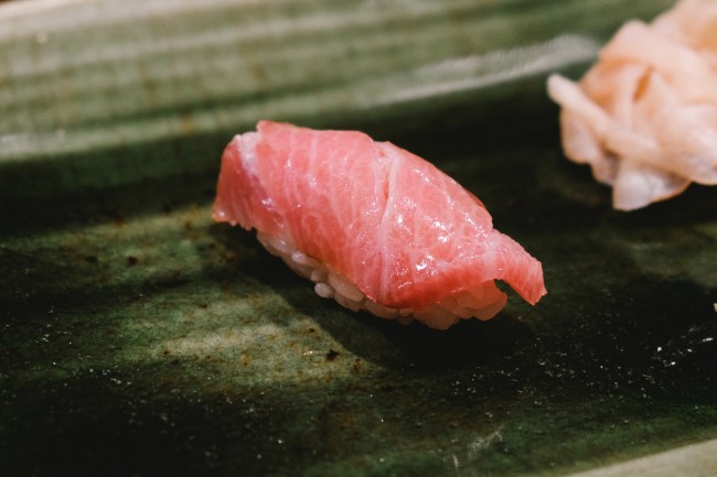 fatty tuna sushi toro