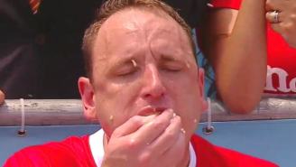 Joey Chestnut OBLITERATES The ‘Competition,’ Sets New Nathan’s Famous Hot Dog Eating Contest Record