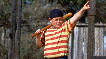 Guy In A ‘You’re Killing Me, Smalls’ Shirt Bumps Into ‘The Sandlot’ Actors And He’s Totally Clueless