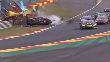 Watch A Lamborghini Huracan Get Wrecked During A Race