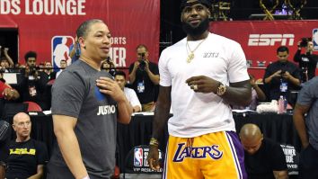 LeBron Rocked These $500 Lakers Shorts At A Summer League Game And They Sold Out Almost Immediately