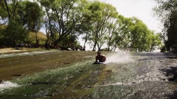 This 200-Foot Natural Waterslide In New Zealand Where You Ride Down On Bodyboards Looks Like Heaven