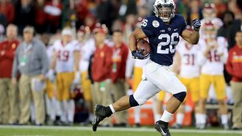 Eli Manning Can’t Stop Staring At Saquon Barkley’s Massive Legs And I Honestly Can’t Blame Him