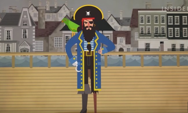 why pirates have talking parrots