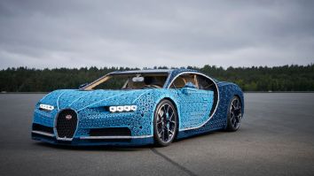 Amazing Life-Size Working Bugatti Chiron Is Made Of 1 Million Legos, But You Could Bicycle Faster Than This Car