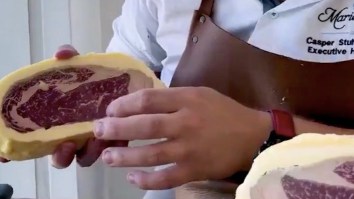This Restaurant In Denmark Ages Their Steaks INSIDE Of A Butter Cocoon And Holy Crap Does This Look Amazing