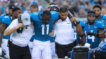 Jalen Ramsey Blames The NFL’s New Helmet Rule for Marqise Lee’s Knee Injury