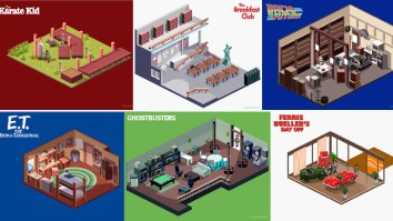 These Detailed GIFs Of Floor Plans From Classic 80s Movies In The Style Of Retro Pixel Art Are A++