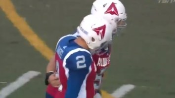 Watch Johnny Manziel Throw Four First Half Interceptions In Embarrassing CFL Debut