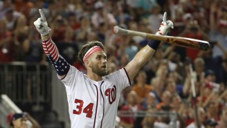 Little Leaguer Does Bryce Harper’s Epic Two-Handed Bat Flip After Hitting Walk Off Home Run