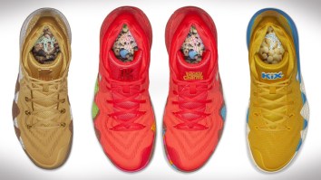 Nike’s Funky Cereal-Inspired Pack Of Kyrie 4 Sneakers Starts Dropping This Weekend