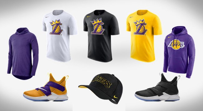 Nike LeBron James Lakers Apparel Gear New