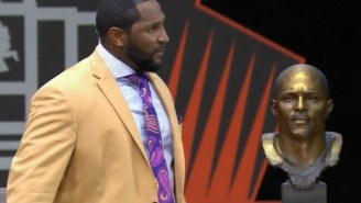 The Internet Reacts To Ray Lewis’ Hall Of Fame Bust That Looks Absolutely Nothing Like Him