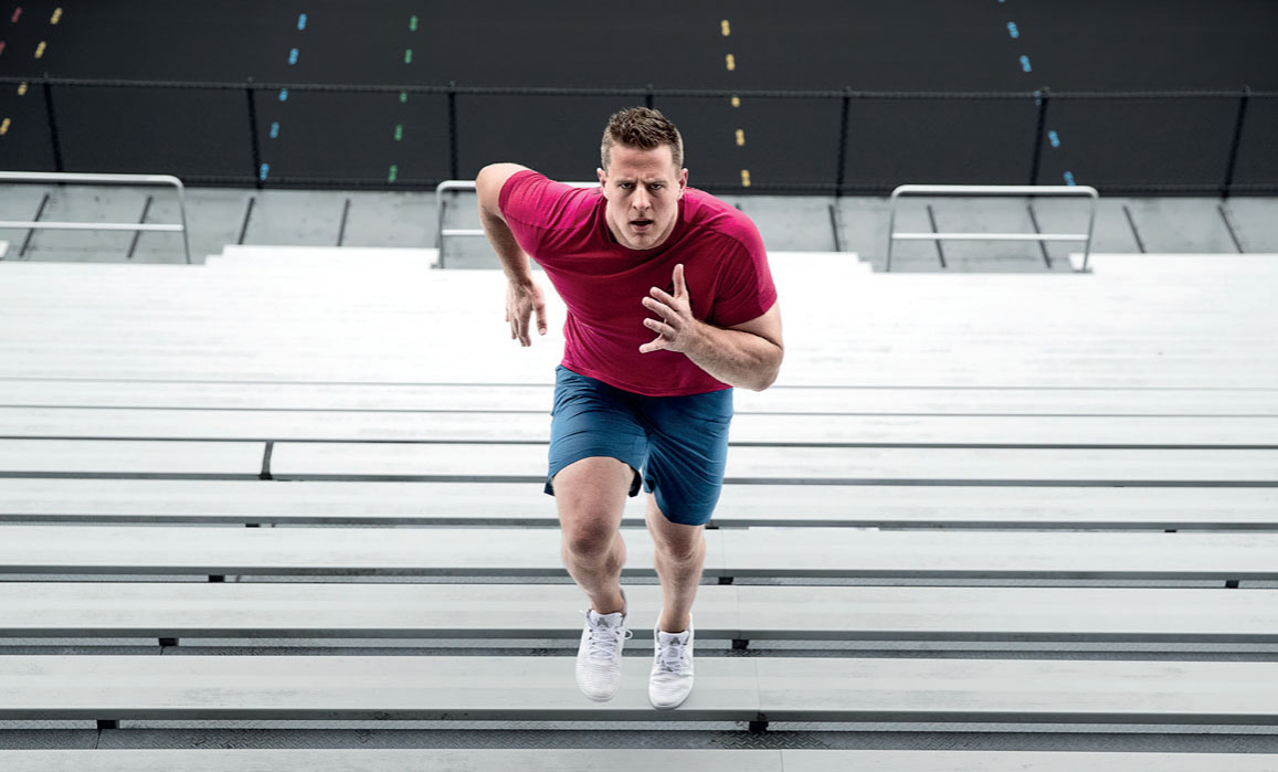 J. J. Watt Reebok CrossFIt Men's Navy Blue S.W.A.T.T. Team T-Shirt