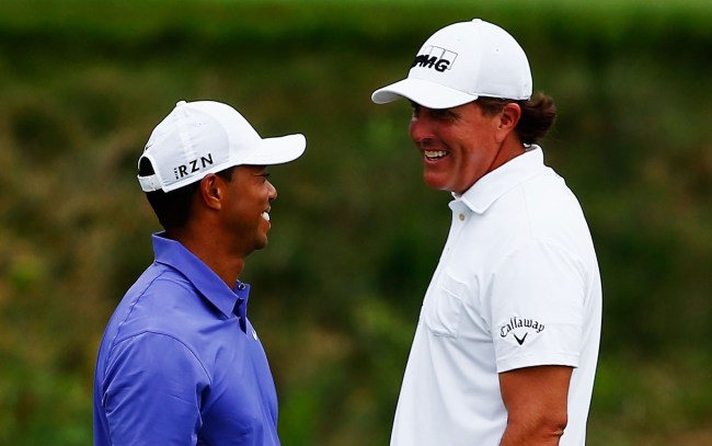 tiger woods and phil mickelson
