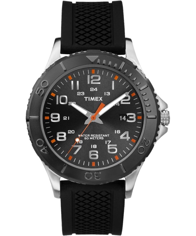 Taft Street 42mm Silicone Strap Watch