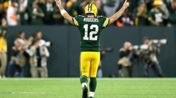 Aaron Rodgers Says He Wasn’t On Painkillers During Odd Postgame Interview, Internet Disagrees