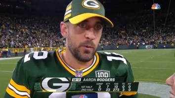 Aaron Rodgers Throws Tying TD Pass With 1:55 Left In Regulation, Then Leads Team To Victory