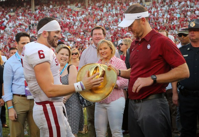 baker mayfield lincoln riley