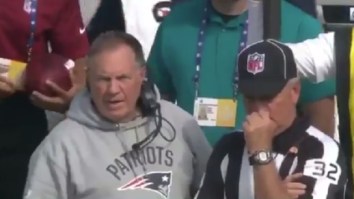 Bill Belichick Curses On The Sideline After Dolphins CB Bobby McCain Blatantly Faked An Injury To Prevent Pats From Snapping Ball