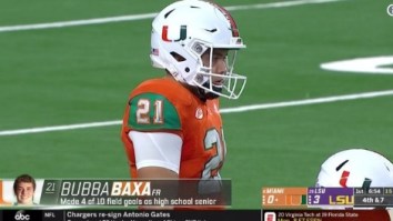The Internet Reacts To Miami Kicker Amazingly Named Bubba Baxa Who Has Absolutely Terrible High School Stats