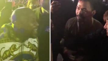 Floyd Mayweather And Manny Pacquiao Announce Rematch For This Year After They Confront Each Other At A Concert