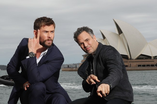 Mark Ruffalo and Chris Hemsworth