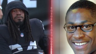 The Internet Reacts To Marshawn Lynch Looking Completely Unrecognizable In His High School Photo With Hilarious Memes