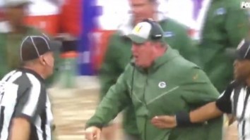 Packers Head Coach Mike McCarthy Goes Ballistic And Unloads On Ref After Clay Matthews Gets Called For Another Roughing The Passer Penalty