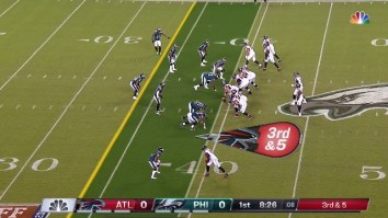 NFL Fans Continued To Trash NBC’s ‘Green Zone’ Graphic During The NFL’s Opening Game Between The Falcons And The Eagles